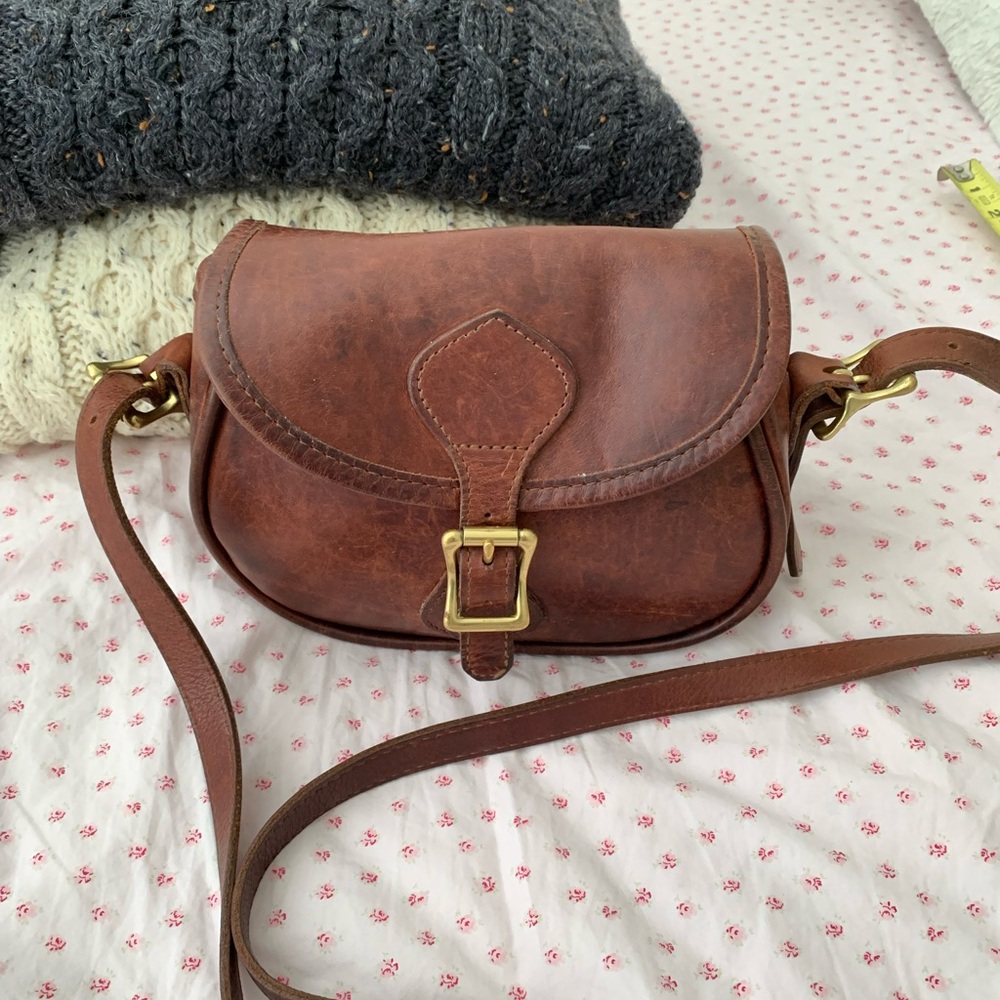 Brown Leather Crossbody Bag